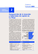 Composición de la inversión y dotaciones de capital en La Rioja