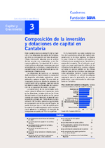 Composición de la inversión y dotaciones de capital en Cantabria