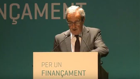 Discurso de Francisco Pérez en el acto "Per un finançament just". Madrid